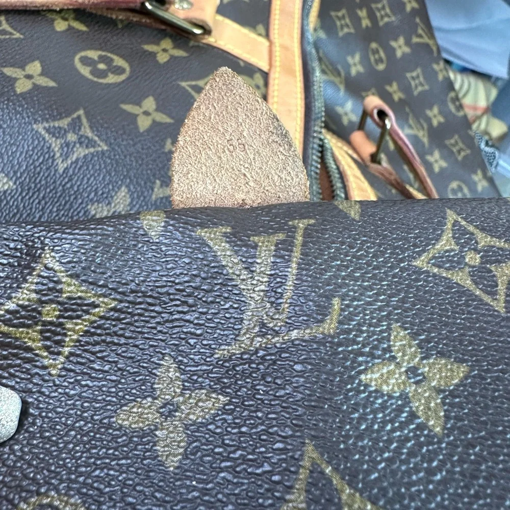 Louis Vuitton Vintage Sac Souple Brown Monogram Keepall Duffle Bag - Picture 12 of 12